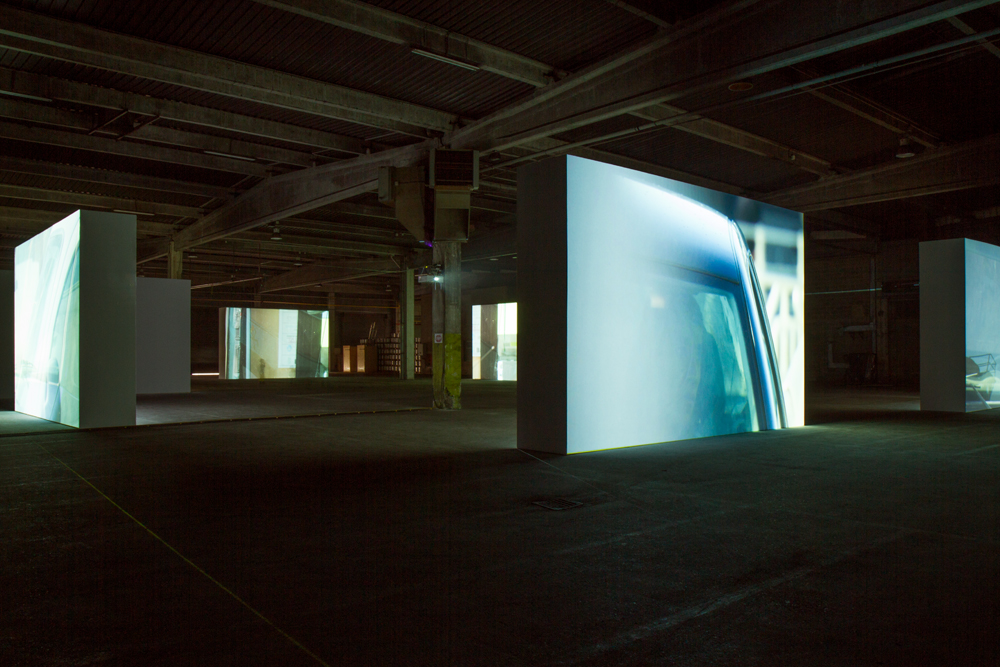 New Street, 2013 Porte de Ninove, 2014, digital projections – La Chambre, Strasbourg, 2014